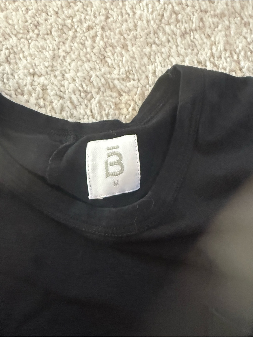 Pure Barre Cream Sweatshirt, Cream Tank, and Black Tank Bundle - Picture 3 of 4